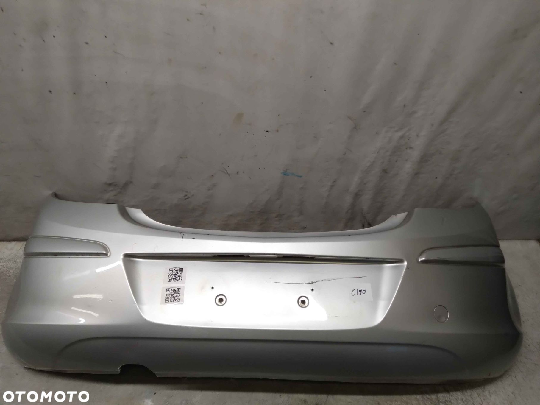 ^ ZDERZAK TYŁ TYLNY OPEL CORSA D Z157 SREBRNY - 1