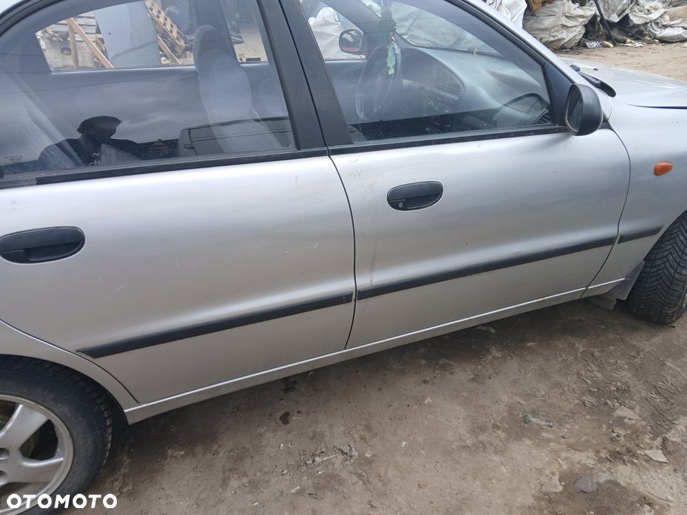 daewoo lanos 92u maska zderzak lampa grill błotnik drzwi zbiornik paliwa szyba lusterko klamka - 5