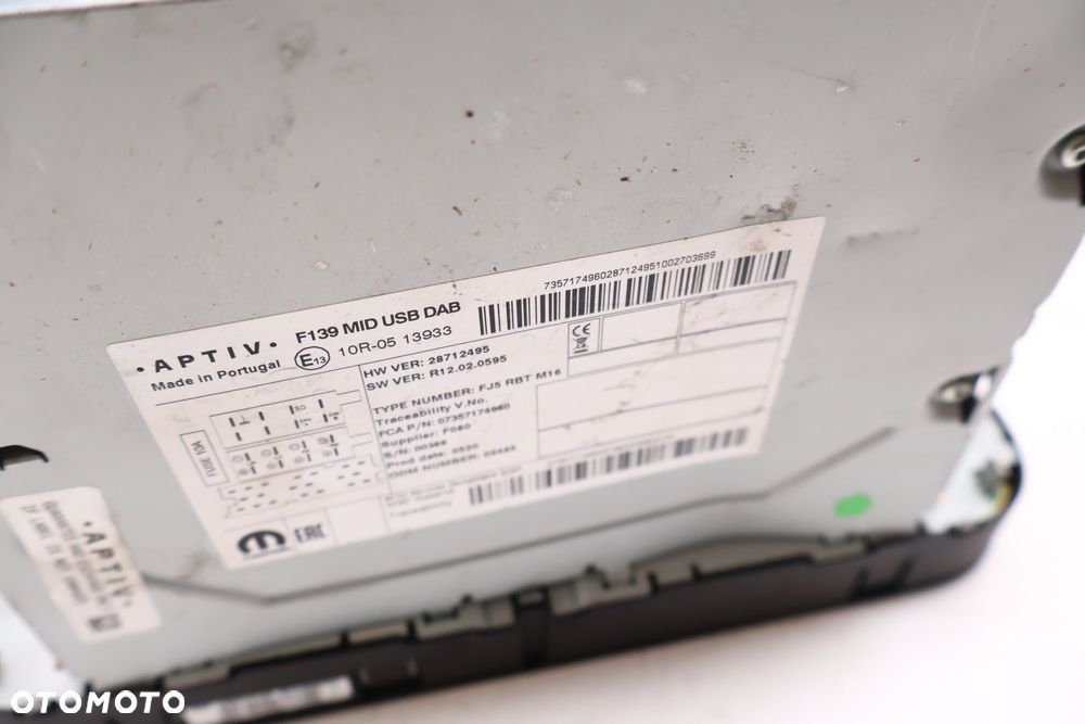 FIAT PANDA III RADIO '07357174960 - 6