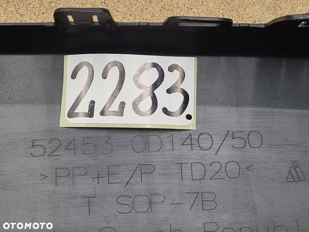 Toyota Yaris 4 IV od20r 52453OD140/50 spoiler zderzaka tył tylny - 7