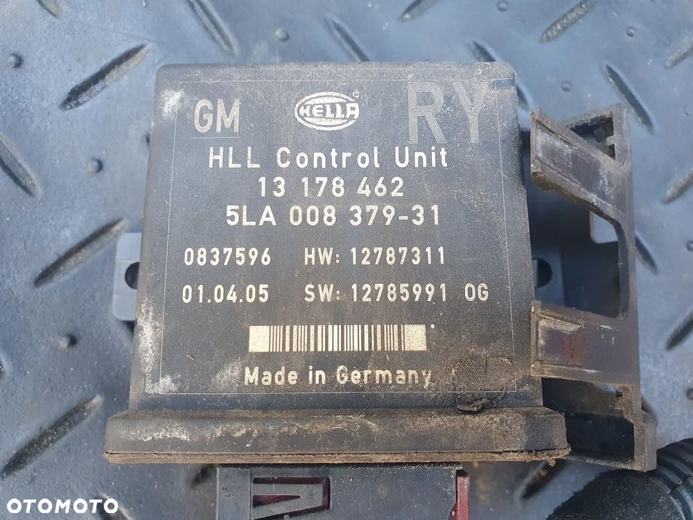OPEL VECTRA C SIGNUM MODUŁ STEROWNIK ŚWIATEŁ HELLA 5LA008379-31 13178462 + WTYCZKA INSTALACJA - 2