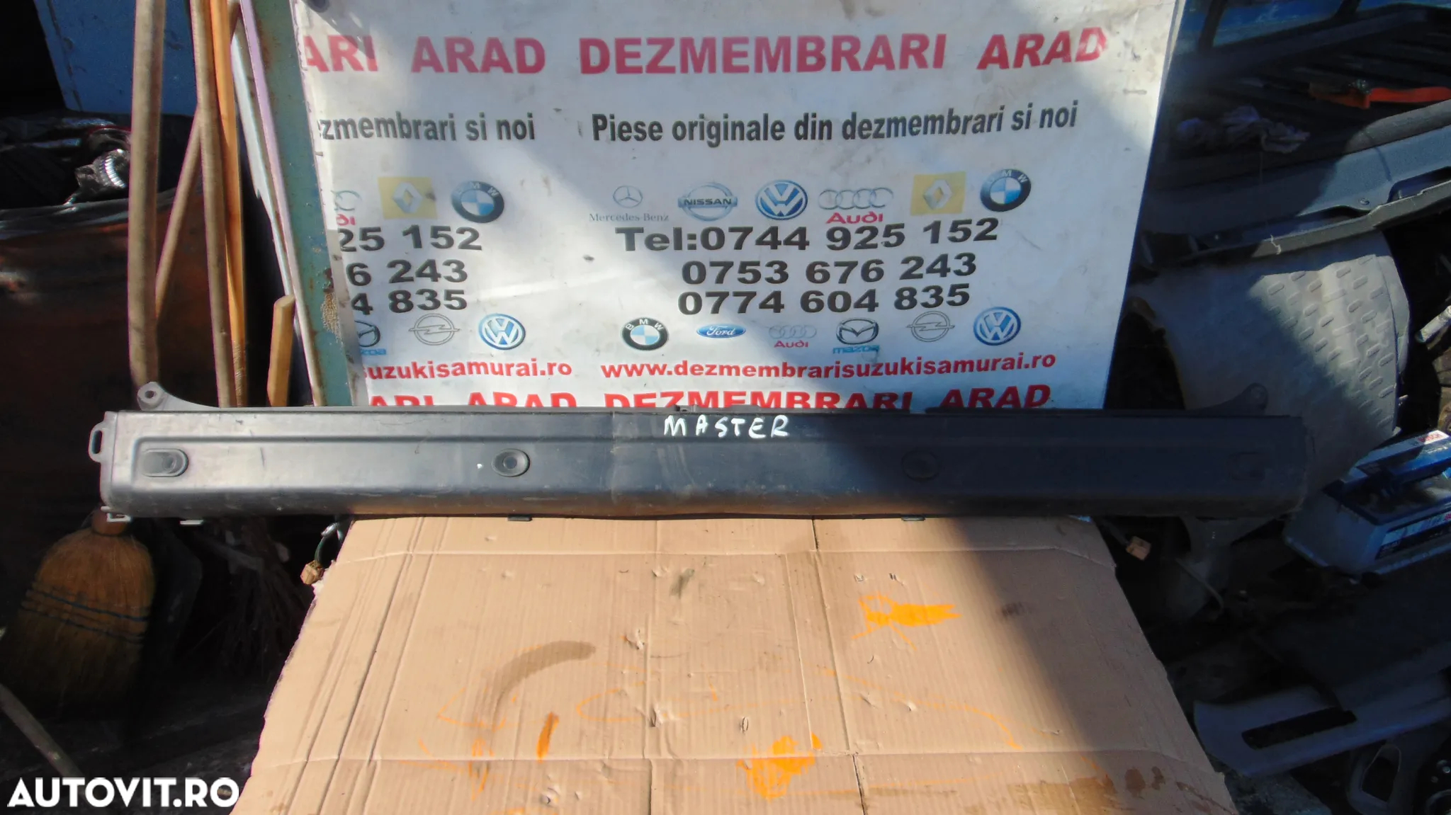 Bara spate Renault master 2018-prezent Opel movano bara spate mijloc senzori parcare Nissan nv400 - 2
