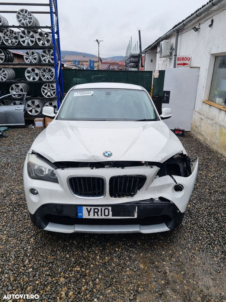 Bara fata BMW X1 E84 2009 - 2015 Alb (1133) model fara spalatoare far Zgariat LOVIT - 11
