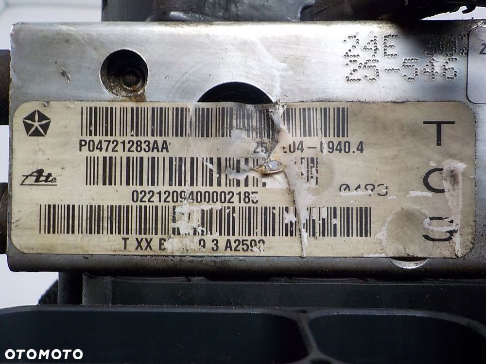 CHRYSLER VOYAGER IV 4 POMPA ABS EBD P04721283AA - 8