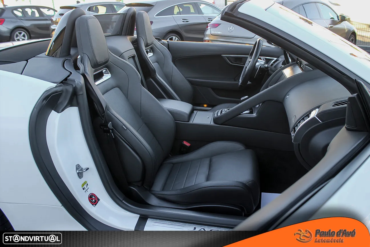 Jaguar F-Type Cabriolet P300 Aut. R-Dynamic Black - 13