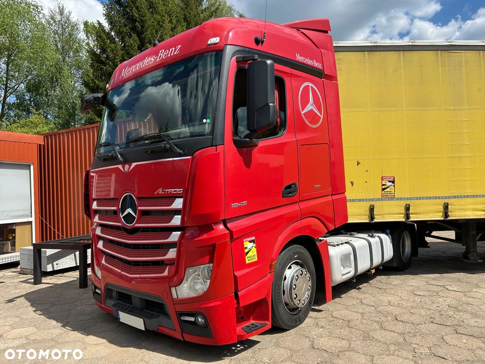 Mercedes-Benz ACTROS 1845 LOW DECK / MEGA / NOWE OPONY / BARDZO ŁADNY STAN / PRZEBIEG 856 TYS. KM / CAŁY NA PODUSZCE / KOMPLET NOWYCH OPONY / 2017 ROK !! - 1