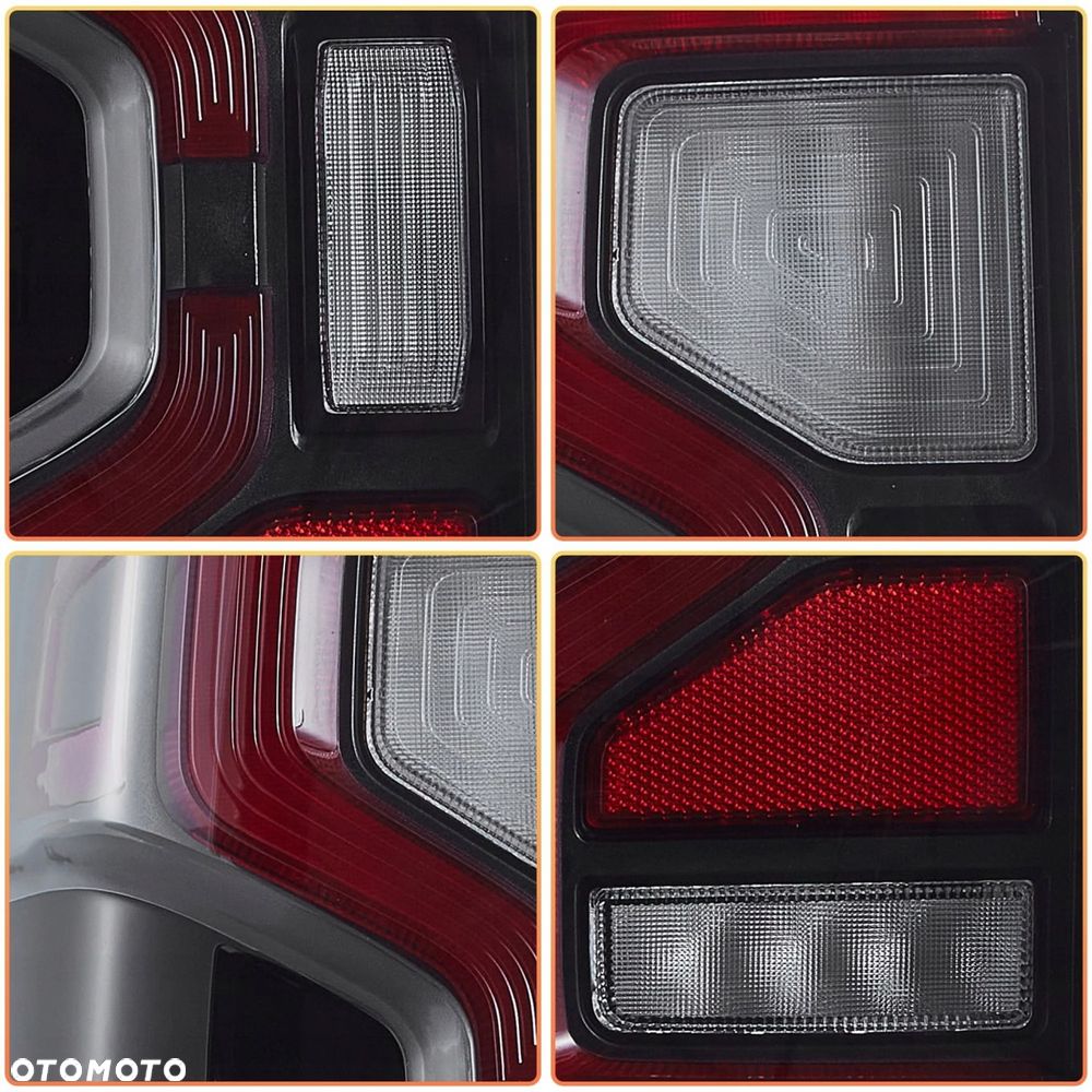 lampy tyl ne kpl led neon diodowe raptor-look ford ranger vi 6 mk6 t9 2022- - 4