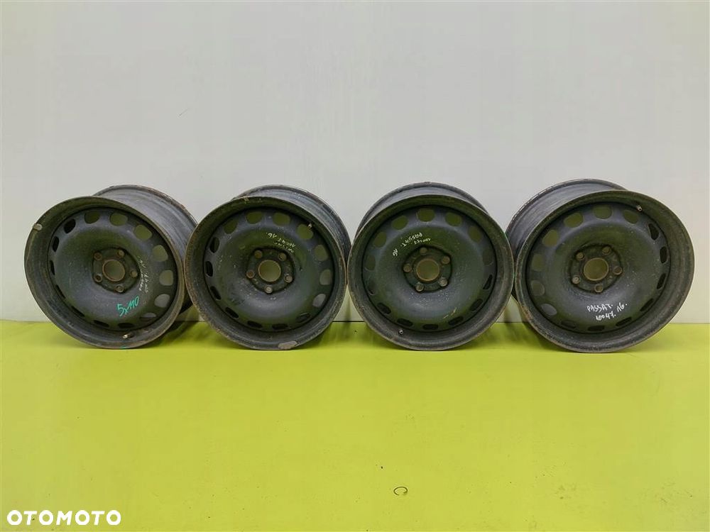 Felgi stalowe VW SKODA AUDI ET 37 5X110 7J 16 4 SZTUKI - 1