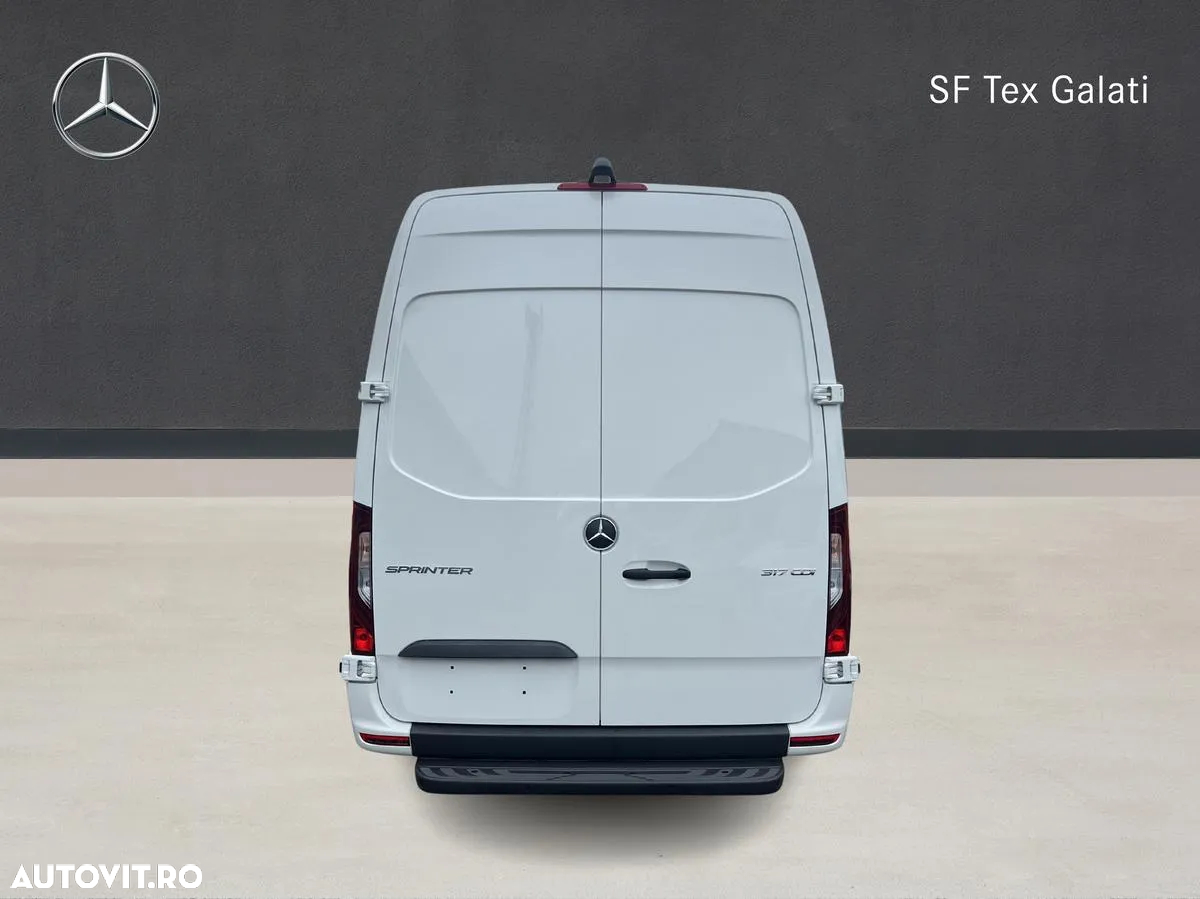 Mercedes-Benz Sprinter 317 - furgon 15.5m3 - Automat - LED - Jante aliaj - Scaun sofer pe perna si incalzit - Pachet parcare - 4