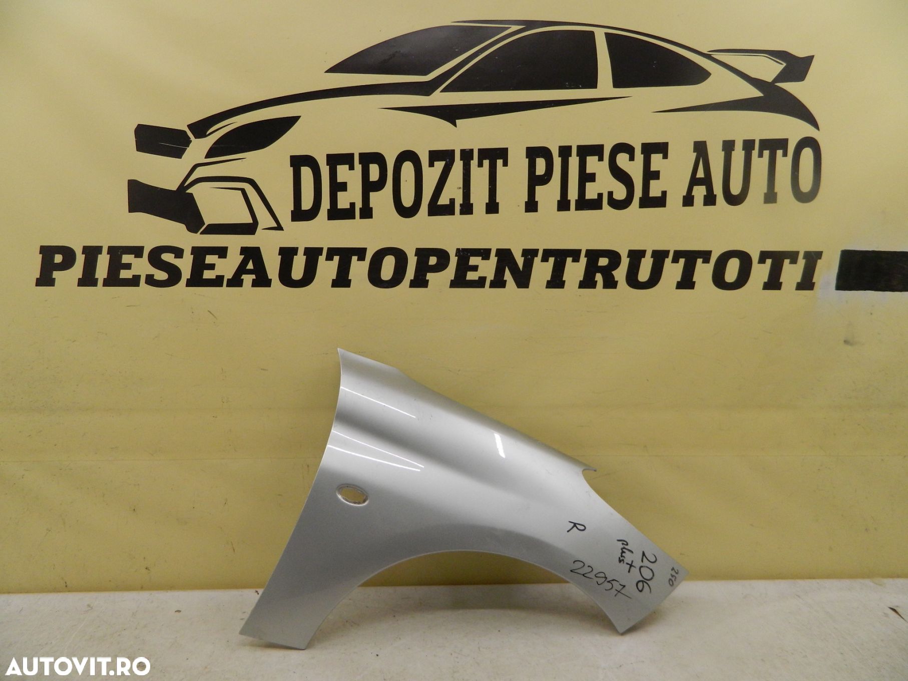 Aripa dreapta fata Peugeot 206 Plus, 2009, 2010, 2011, 2012, 2013. - 1