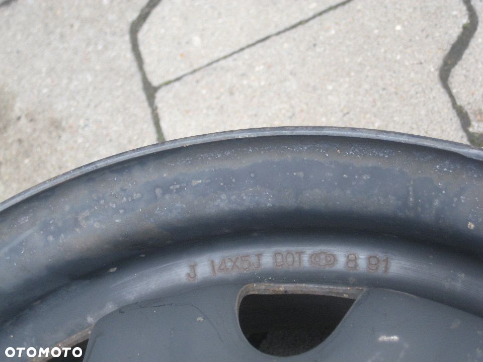 subaru legacy 89-92r 4x4 felgi stalowe 4szt. 14x5j 5x100 - 4