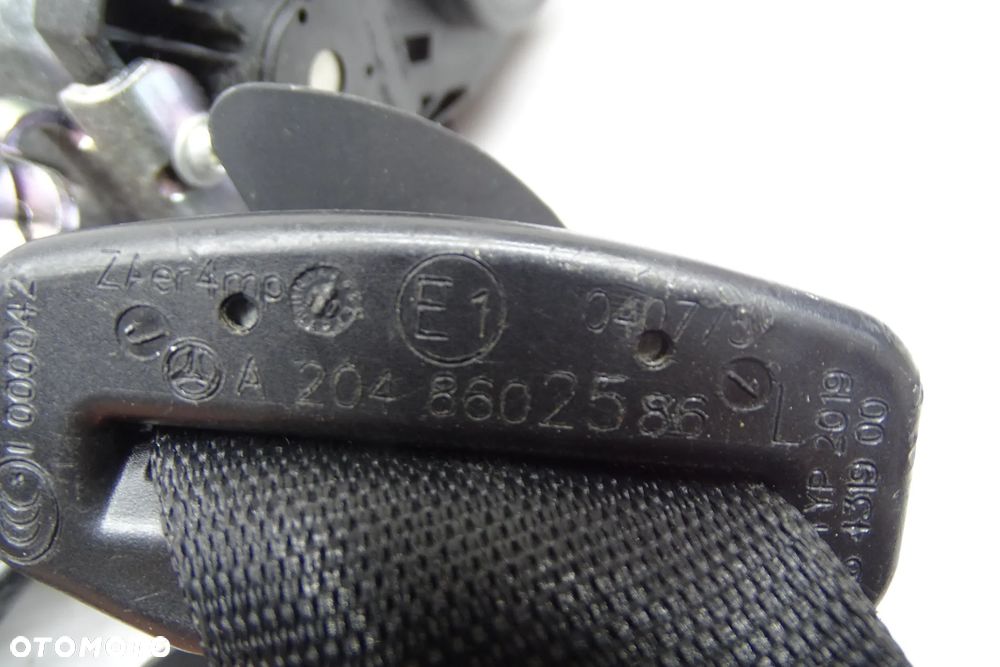Mercedes C Klasa W204 Pas bezpieczenstwa lewy przod 2048602586 - 4