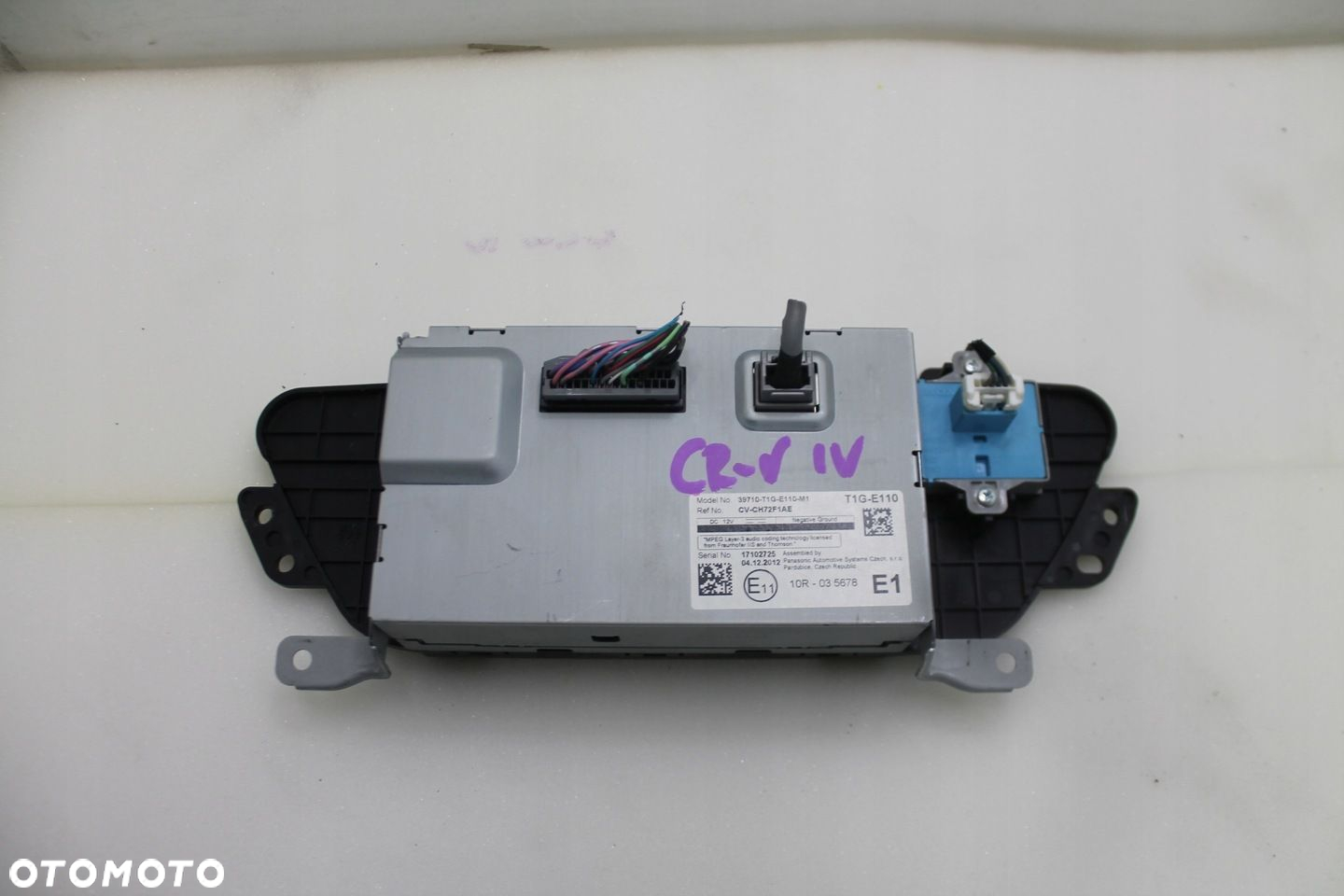 WYŚWIETLACZ MONITOR EKRAN 39710-T1G-E110-M1 HONDA CR-V IV 4 12-18 - 2