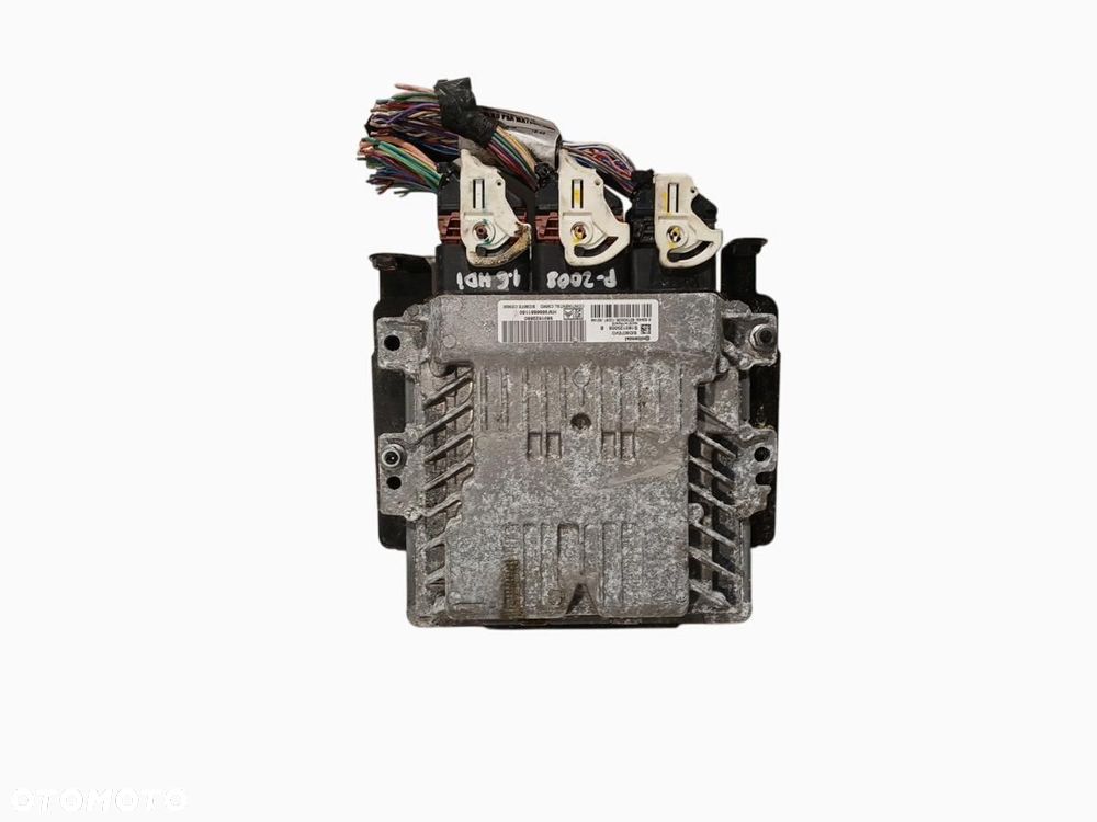 KOMPUTER STEROWNIK SILNIKA PEUGEOT 2008 1.6 HDI HW9666681180 - 1