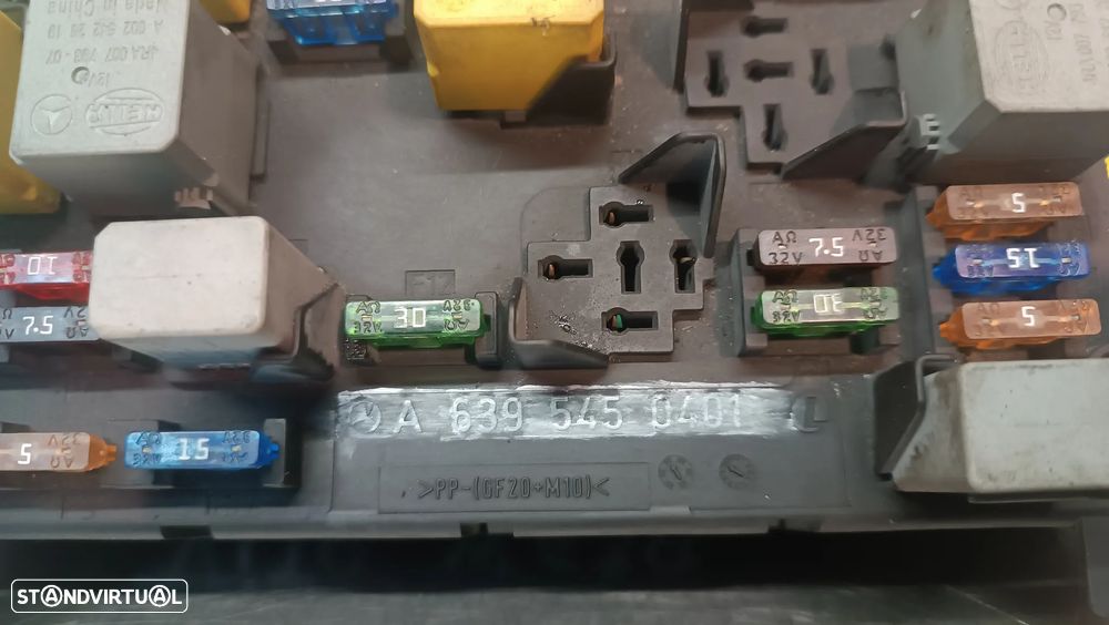 CAIXA DE FUSIVEIS / SAM MERCEDES VITO W639 A6395450401 518878004 - 4