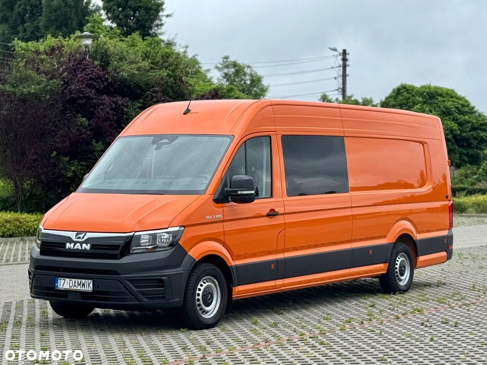 MAN TGE 3.180‼️2025‼️9-Osobowy‼️EXTRA LONG‼️L5H3 Niski przebieg 4.990km NA GWARANCJI Salon Polska WEBASTO NAVI Brygadowy Przewóz Osób Niepełnosprawnych NOWY - 2