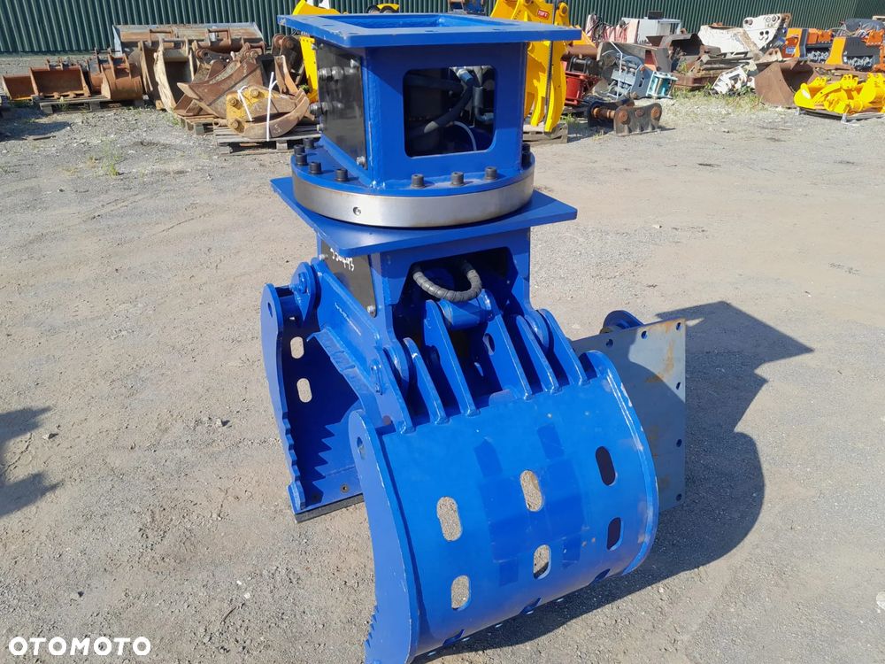 Chwytak hydrauliczny obrotowy sortujący wyburzeniowy kleszcze fi65mm na 2 silnikach obrotu 680kg.NOWE!!! - 2