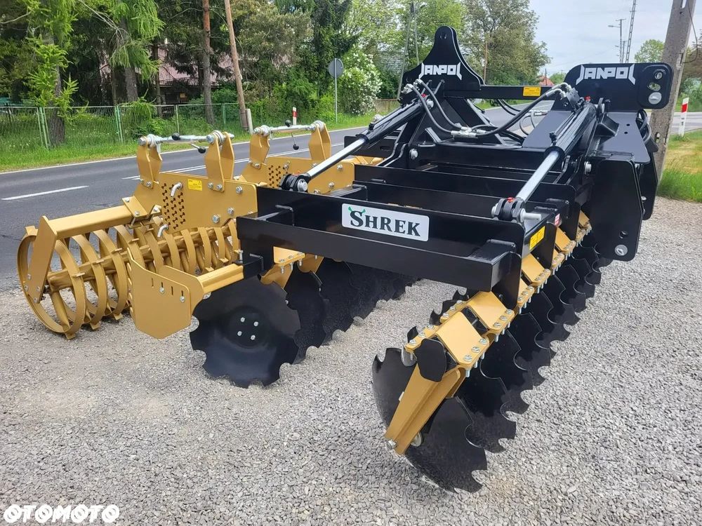 BRONA TALERZOWA talerzówka JANPOL ciężka/ 4m/5m 4 siłowniki/ wał daszkowy fi600 - 3