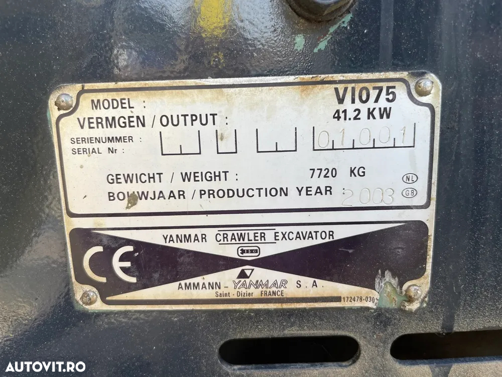 Yanmar VIO75 - 15