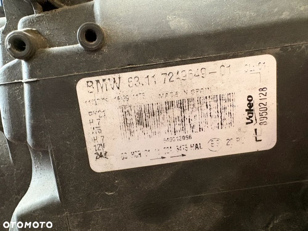 LAMPA LEWA PRZEDNIA BMW 1 E87 ORYGINAŁ HELLA 69406639 - 8