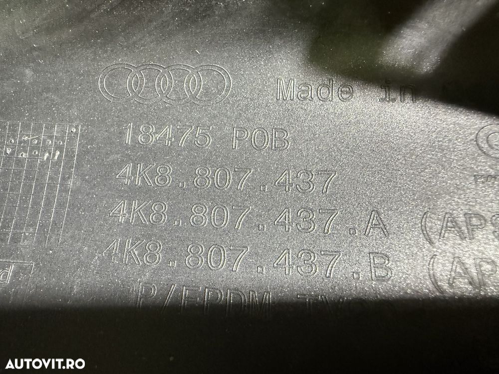 Bara fata Audi A7, 2018, 2019, 2020, 2021, 2022,  cod origine OE 4K8807437. - 6