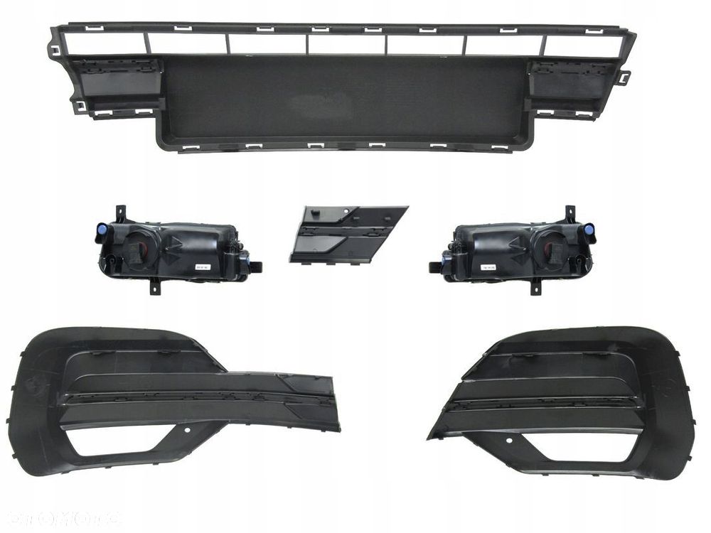VW T6 19 - 25 kratki / atrapy / listwy zderzaka Zestaw ! - 2