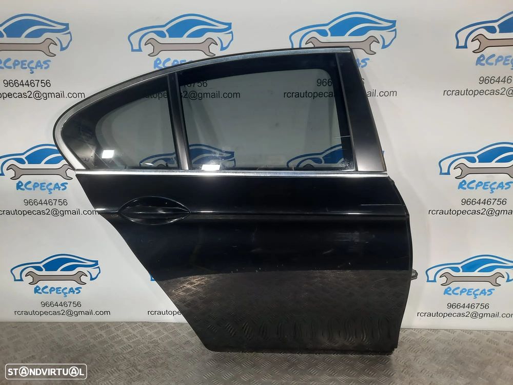 PORTA PORTAS TRASEIRA TRÁS DIREITA BMW SERIE 5 F10 SEDAN CARRO FECHO ELEVADOR MOTOR PUXADOR VIDRO ESCURECIDO