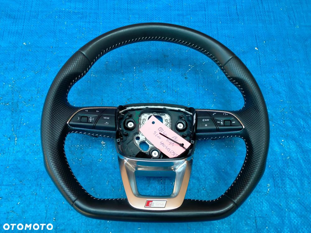 Audi Q7 SQ7 4M S-Line / 4M0419091T / Kierownica ŚCIĘTA / ŁOPATKI / ORYGINAŁ - 6