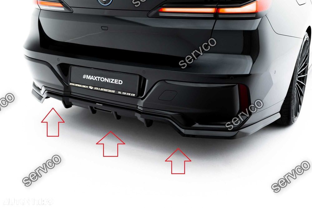 Prelungire splitter bara spate Bmw Seria 7 M-Pack G70 2022- v4 - Maxton Design - 2