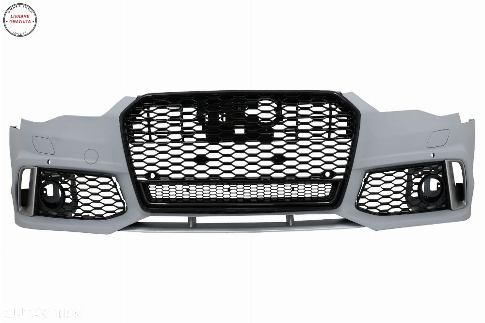 Bara Fata cu Grile Audi A6 C7 4G Facelift (2015-2018) RS6 Design- livrare gratuita - 1