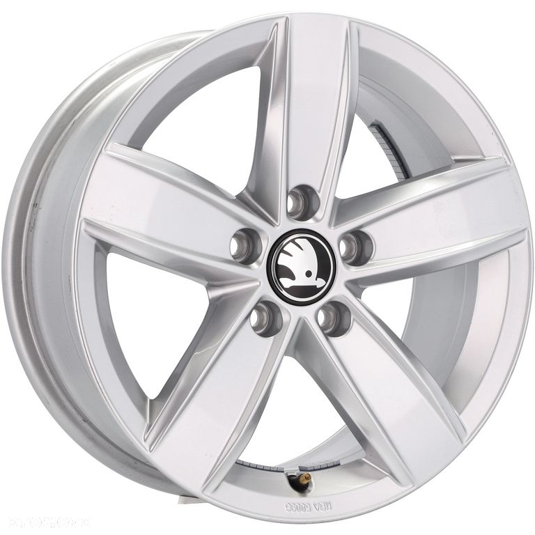4x OEM Felgi 16 SKODA Karoq Octavia II III IV Superb Yeti m.in. do AUDI A3 8p 8v A4 b7 - 7N0071496C - 3