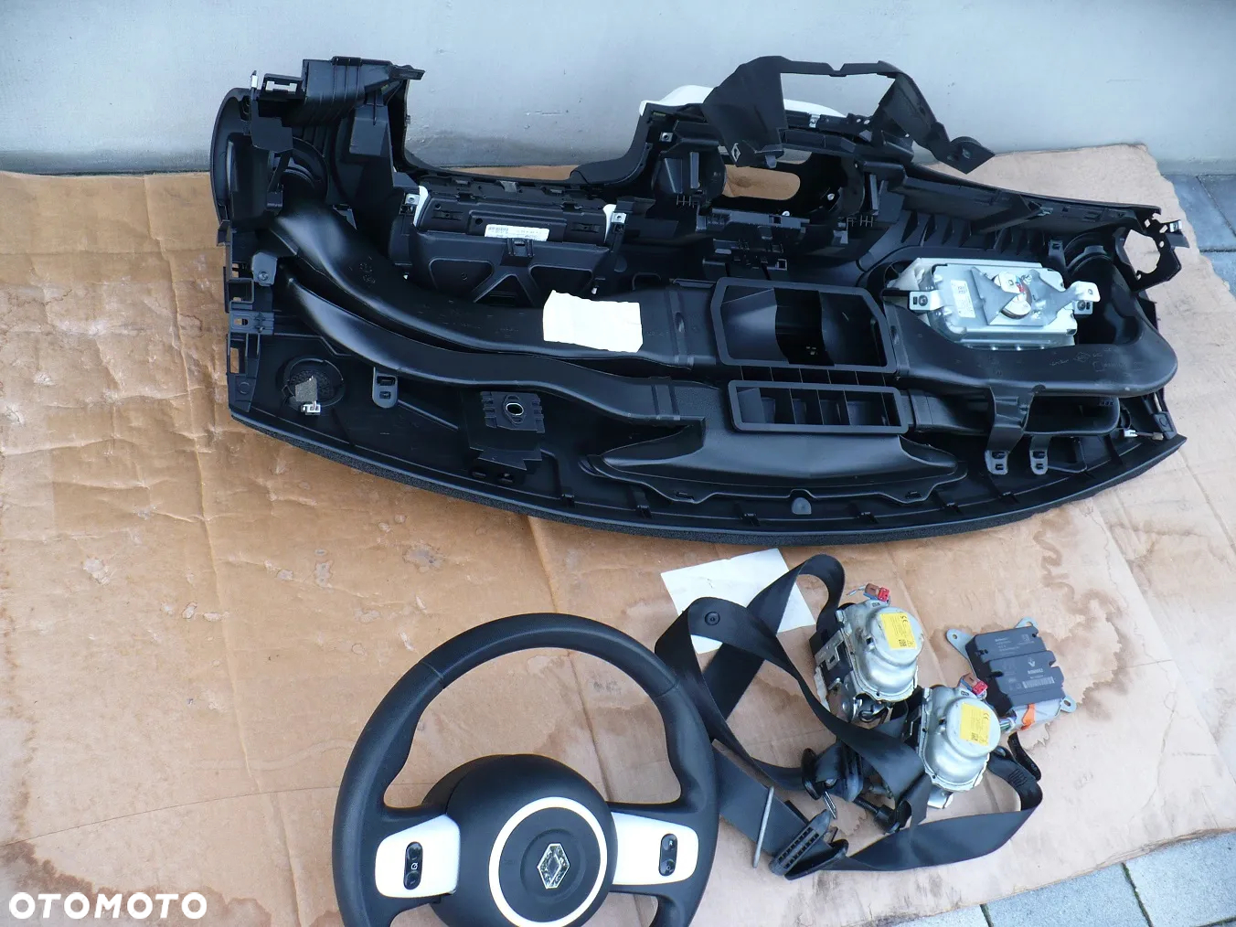 TWINGO 3 III 14- DESKA PODUSZKI PASYSENSOR KOMPLET ORYG - 2