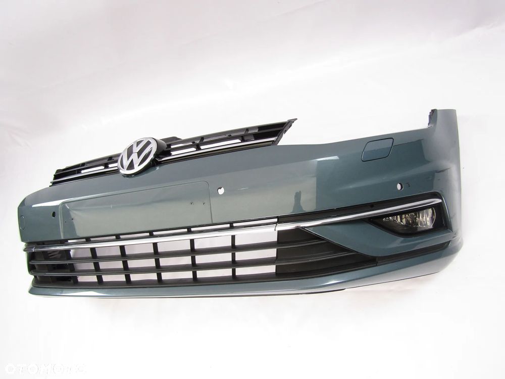 Zderzak przedni VW Golf 7 17 - 20 Sprysk. / Pdc-6 Lakier LR5Q - 8