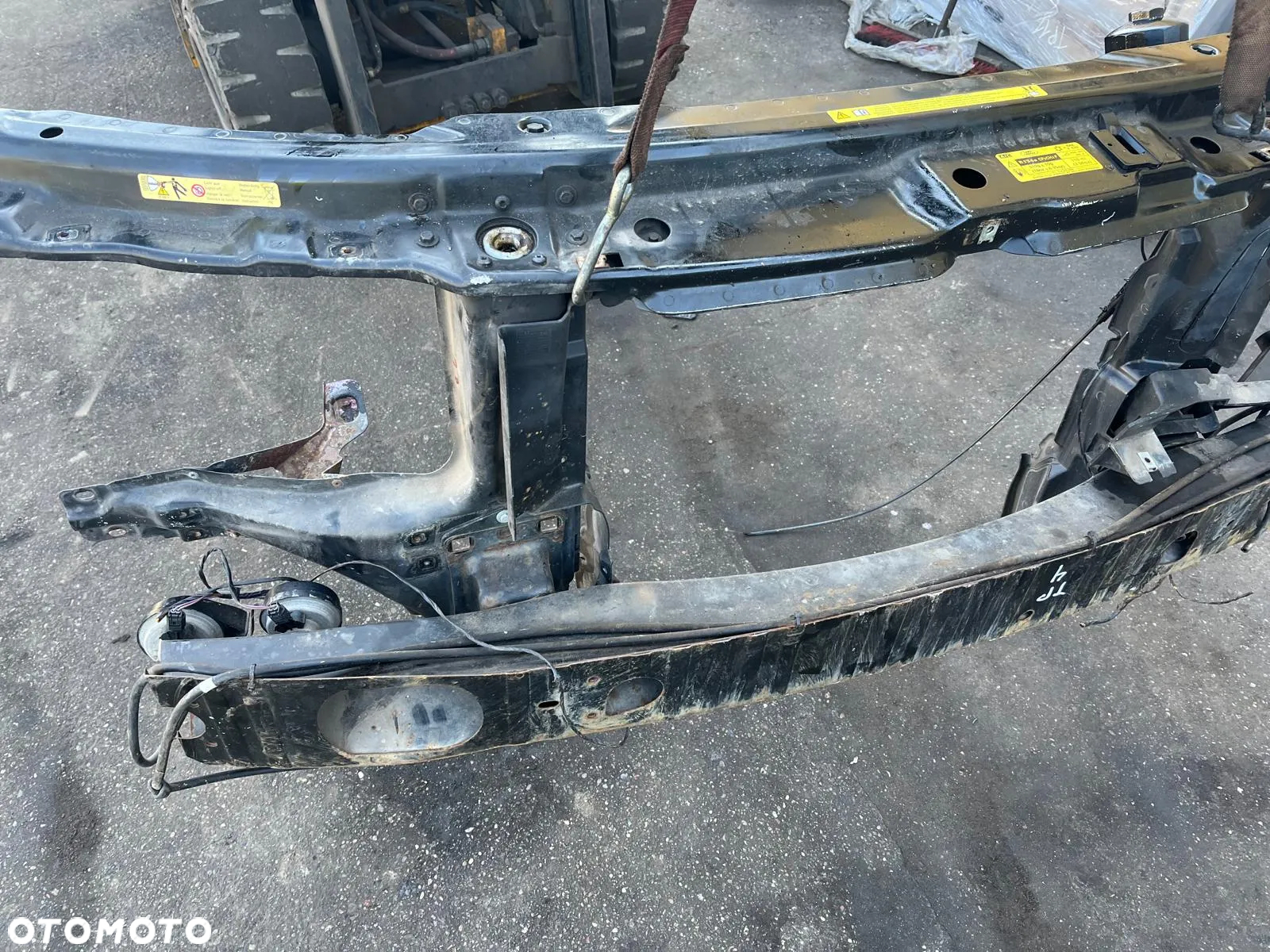 Pas przedni okular wzmocnienie belka Range Rover 3 III LM L322 Vogue - 3
