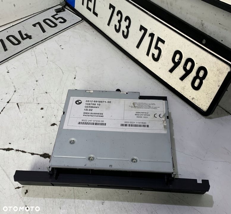 RADIOODTWARZACZ KASECIAK PŁASKIE PINY BMW E39 LIFT - 3
