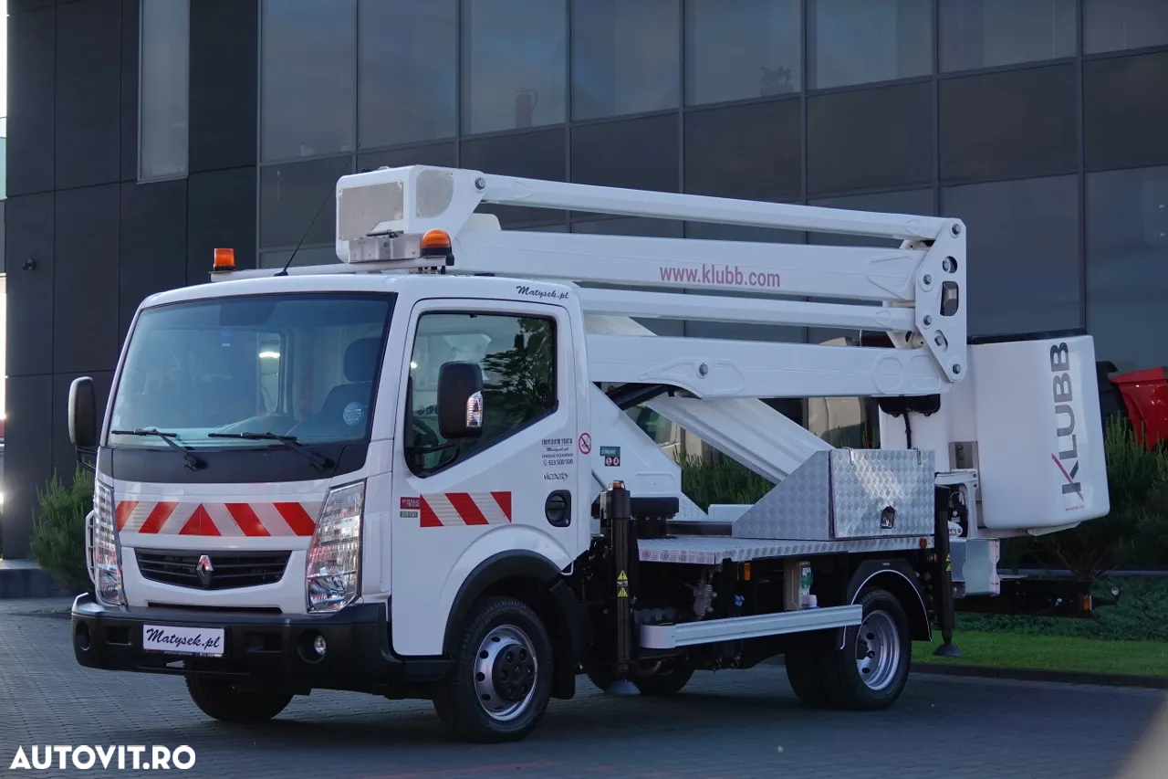 Renault MAXITY 130,35 / 20 METRI LIFT / KLUBB VAT-66-NLX COS / COS 2 PERSOANE - 250 KG / DUPA CONTRACTUL DE SERVICE - 7