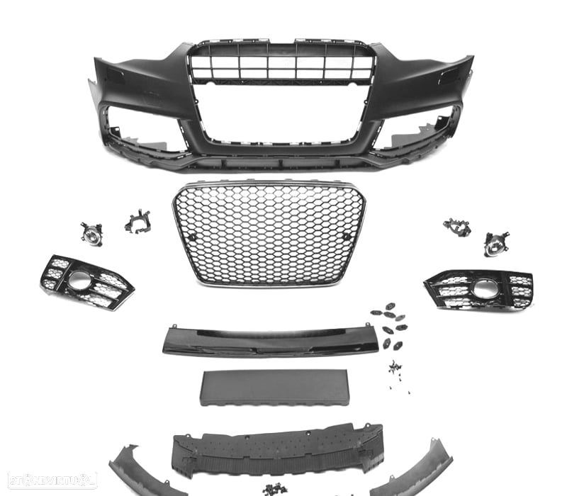 PARA-CHOQUES AUDI A5 8T LOOK RS5 11-16 COM PDC + FAROIS DE NEVOEIRO - 2