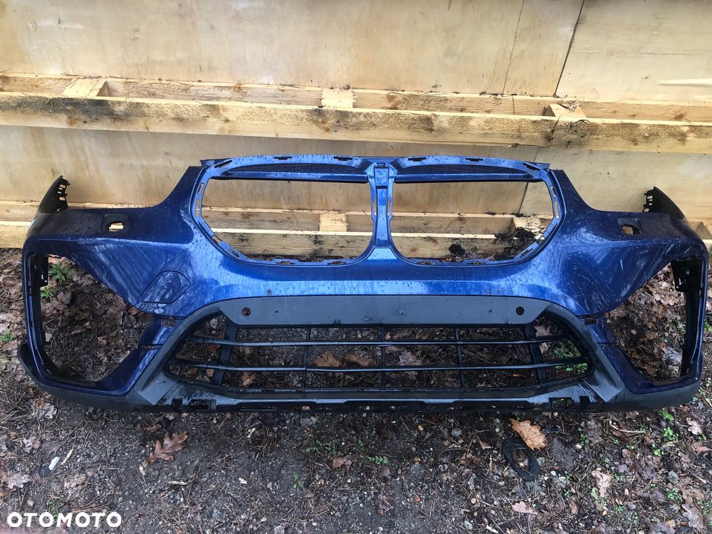 ZDERZAK Przedni - BMW X1 (F48) - LCI Lift - Niebieski - 7954209