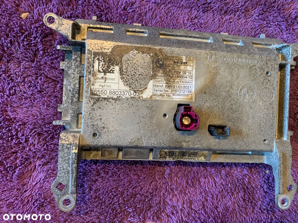 EKRAN RADIO NAWIGACJA MINI F54 F55 F56 F57 F60 8803370 - 8