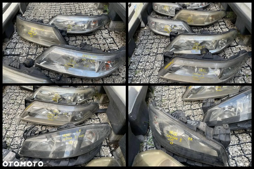 REFLEKTORY LEWE PRAWE RENAULT / HALOGENY, MIGACZE, W ZDERZAK ID: 6136804545 - 2