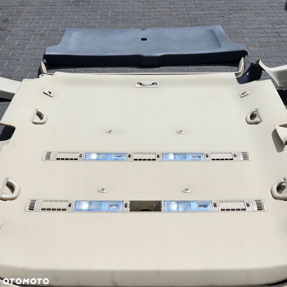 VW T5 T6 MULTIVAN HIGHLINE wnętrze podsufitka tapicerka słupek 2drzwi SKÓRA - 4