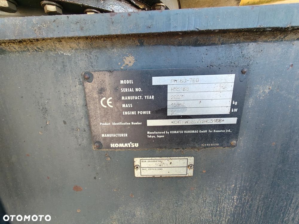 Komatsu PW160 - 21