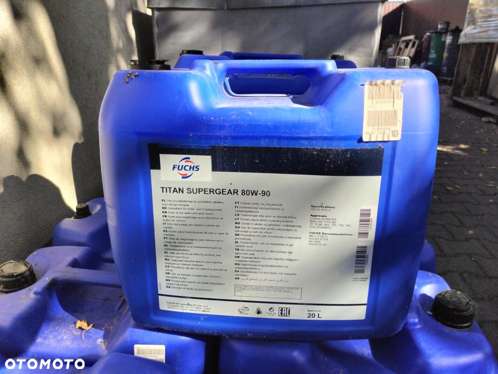 FUCHS OLEJ PRZEKŁADNIOWY TITAN SUPERGEAR 80W-90 (20L)