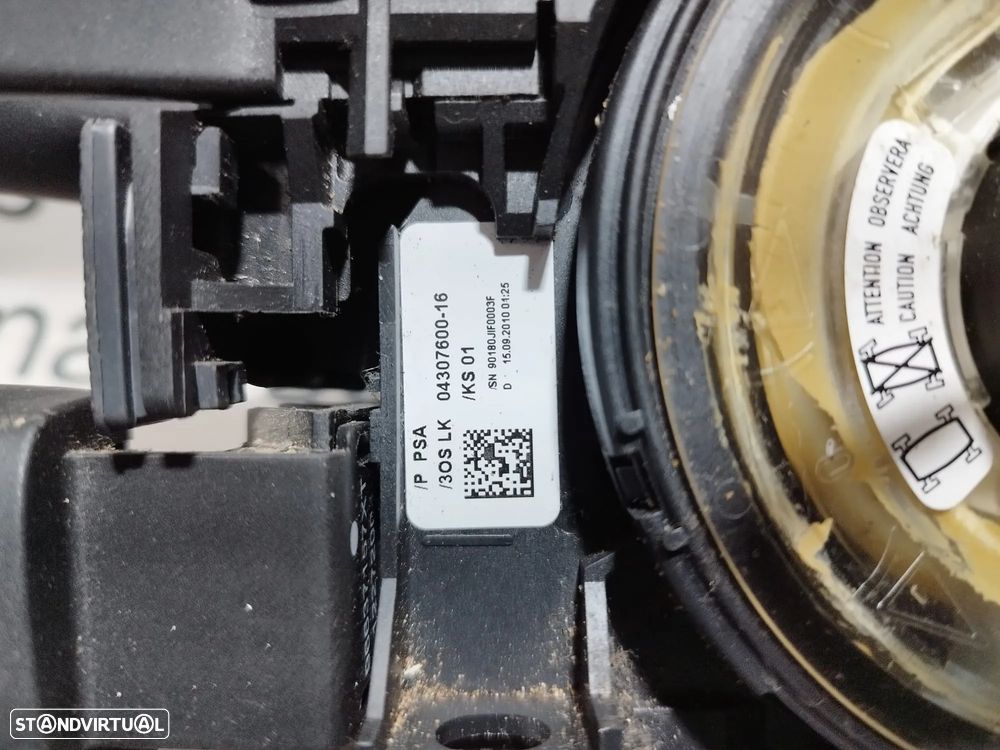 FITA AIRBAG MANETE MULTIFUNÇÕES PATILHAS SELETOR COMUTADOR PEUGEOT 3008 LK10022804 14 - 3