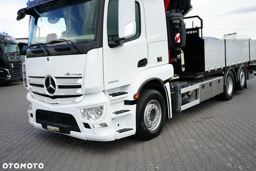 Mercedes-Benz ACTROS / 2543 / 6 X 2 / SKRZYNIOWY + HDS / FASSI F 295 / WYS. 16,5 M / PILOT / OŚ SKRETNA - 21