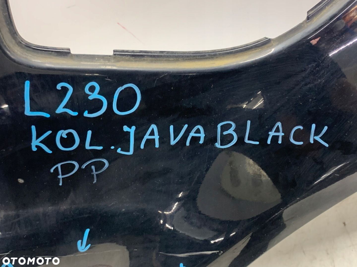 BŁOTNIK PRAWY PRZÓD RANGE ROVER SPORT I L320 KOL. JAVABLACK 05-13 LAK ORG - 9