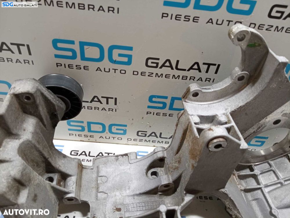 Suport Accesorii Alternator Compresor AC Clima Pompa Injectie Servodirectie Volkswagen Bora 1.9 TDI AHF ALH ASV AGR 1998 - 2005 Cod 038903143H [M5103] - 6
