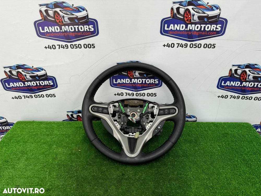 ✅ VOLAN PIELE CU COMENZI SI PADELE HONDA INSIGHT 2011 - 1