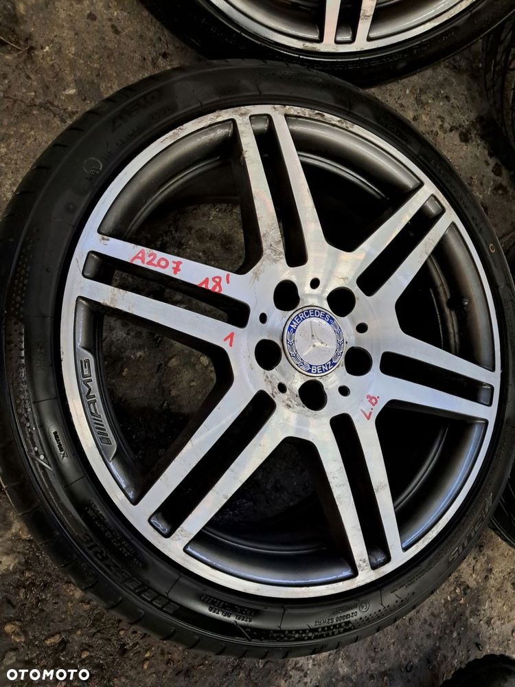mercedes-benz e klasa w207 felgi aluminiowe alufelgi amg 18" et45 et49 - 3