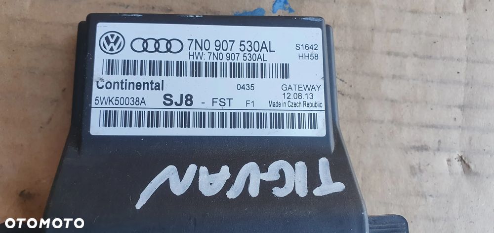 Moduł sterownik Gateway VW Tiguan I Lift 7N0907530AL - 5